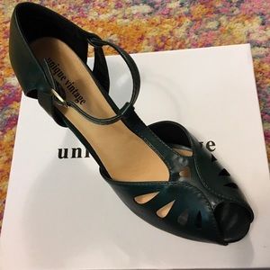 Dark green heels